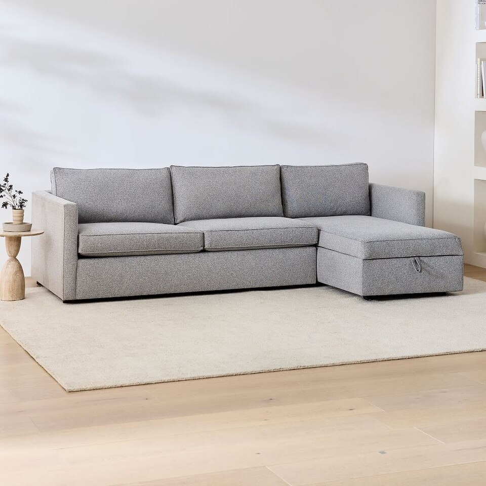 Harris Sleeper Modular Sofa w/ Storage Chaise West Elm UK